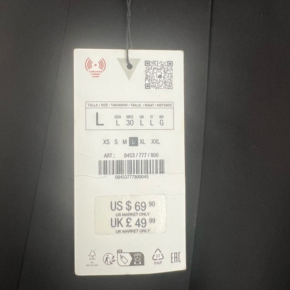 Zara Little Black Ruffle Mini Dress - Picture 6 of 8